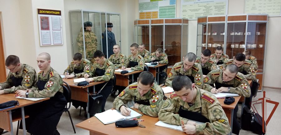 Проведение практического занятия с курсантами 2 курса факультета (тыла) по дисциплине «Товароведение военной одежды и обуви»