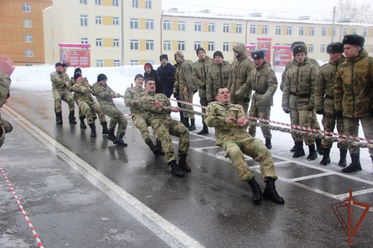 В военном институте проведен спортивный праздник посвященный Дню защитника Отечества 