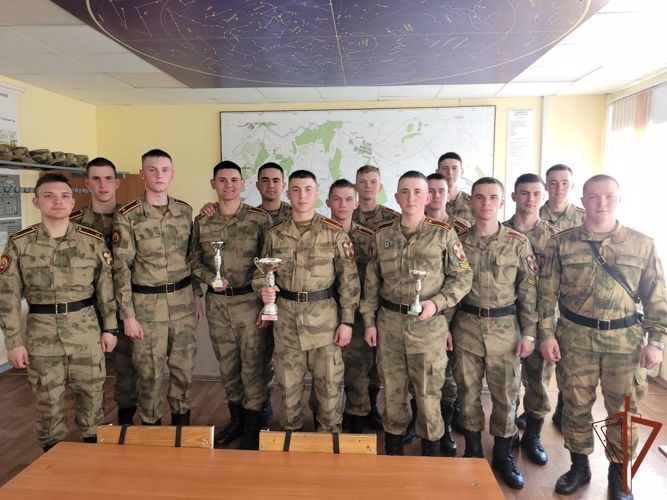 На кафедре тактики СБП ВНГ РФ прошла олимпиада по дисциплине «Военная топография»