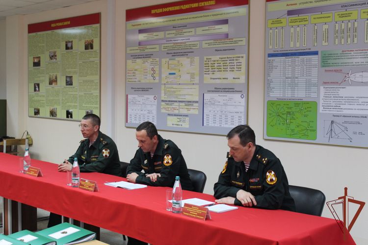 На факультете (связи) офицерами Центрального аппарата Росгвардии проведено занятие с профессорско-преподавательским составом факультета