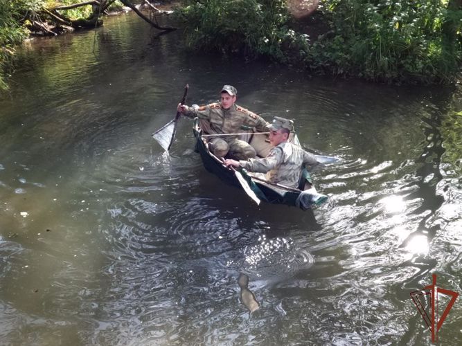С курсантами Пермского военного института проведены практические занятия по переправам