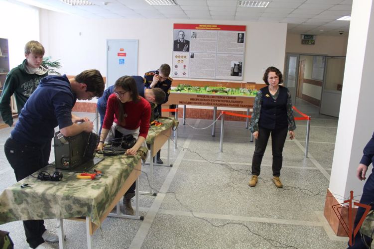 В Пермском военном институте войск национальной гвардии Российской Федерации проведена олимпиада «Юный связист»
