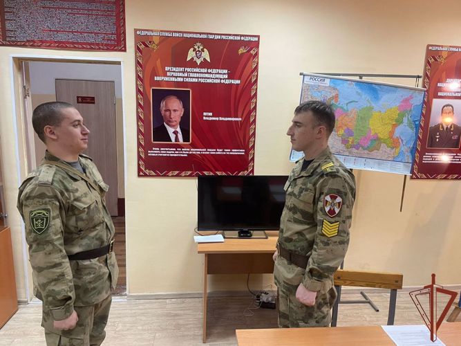 Курсанты Пермского военного института в ходе прохождения войсковой практики провели занятия с военнослужащими, проходящими военную службу по призыву