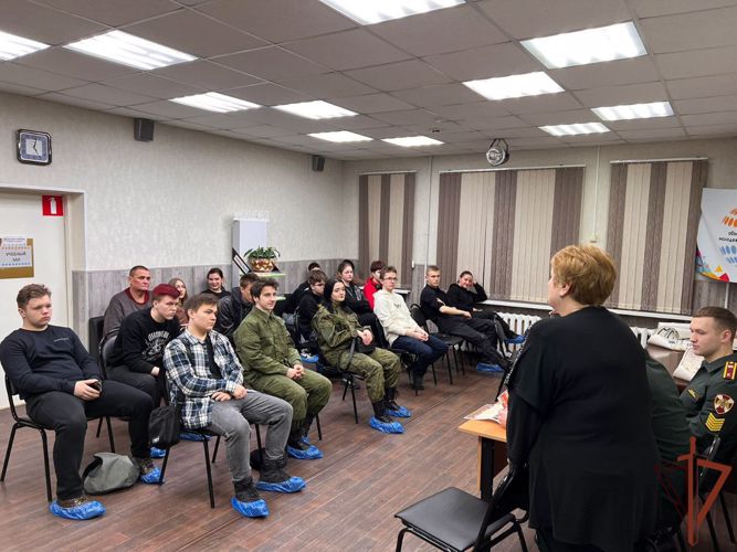 Курсанты факультета инженерного обеспечения провели агитационно-пропагандистскую работу по месту прохождения учебной войсковой практики