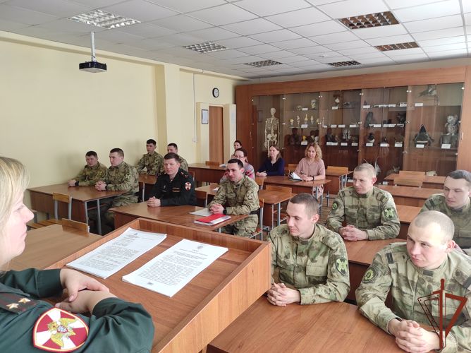 На факультете (кинологическом) проведено мероприятие, направленное на укрепление дорожно-транспортной дисциплины