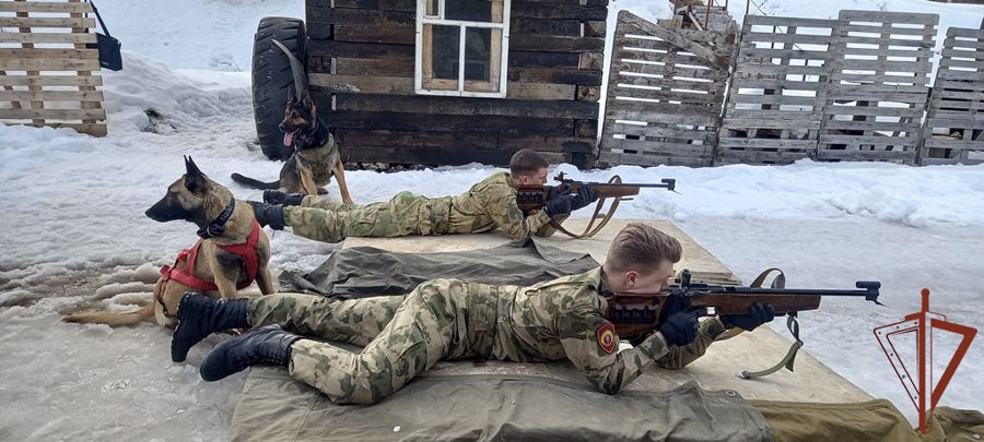 Курсанты Пермского военного института принимают участие в подготовке к  Всеармейскому конкурсу «Верный друг –2023»