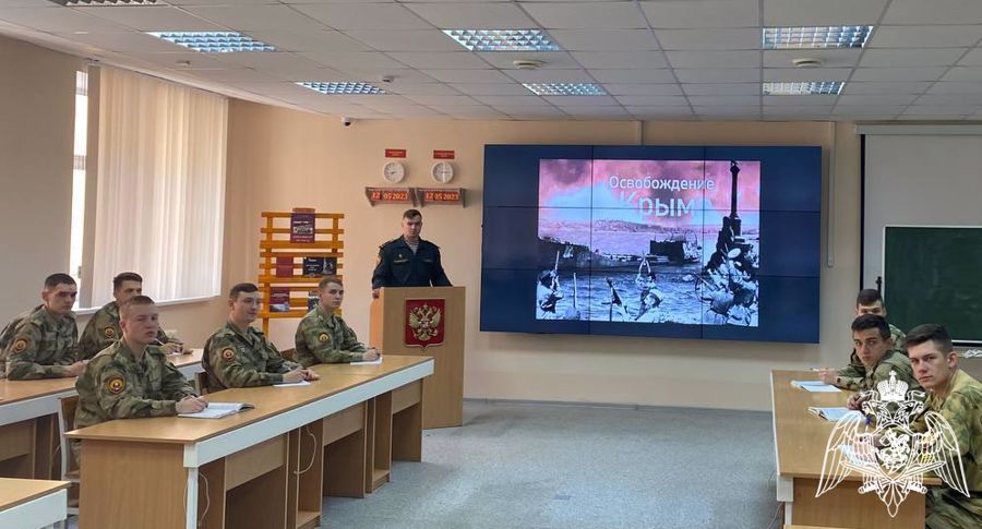 В Пермском военном институте проведено военно-политическое информирование, посвященное важному событию в военной истории России: «12 мая 1944 года – день освобождения Крыма»