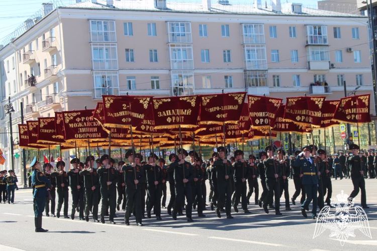 Военнослужащие Пермского военного института приняли участие в праздничных мероприятиях, посвященных Дню Победы советского народа в Великой Отечественной войне