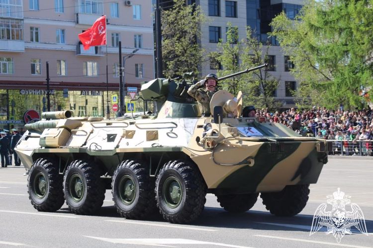 Военнослужащие Пермского военного института приняли участие в праздничных мероприятиях, посвященных Дню Победы советского народа в Великой Отечественной войне