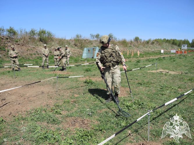 Конкурс на звание «Лучший по профессии «Сапер» Пермского военного института войск национальной гвардии Российской Федерации»