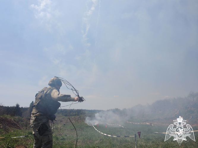 Конкурс на звание «Лучший по профессии «Сапер» Пермского военного института войск национальной гвардии Российской Федерации»