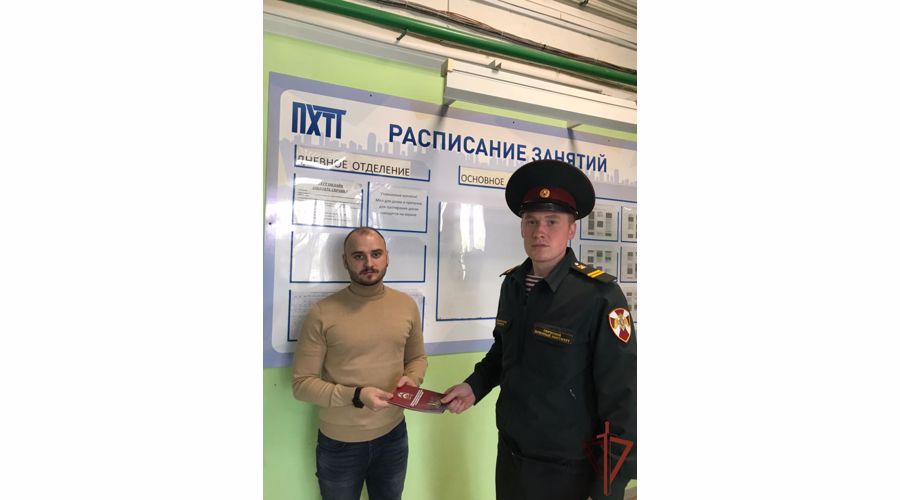 Военнослужащие факультета (связи) Пермского военного института провели агитационные мероприятия в учебных заведениях городов Перми и Калуги