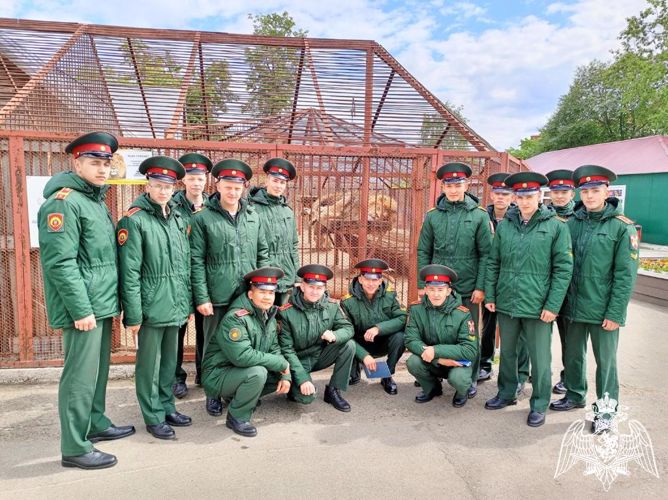 C курсантами факультета (кинологического) проведено практическое занятие по изучению многообразия позвоночных мировой фауны