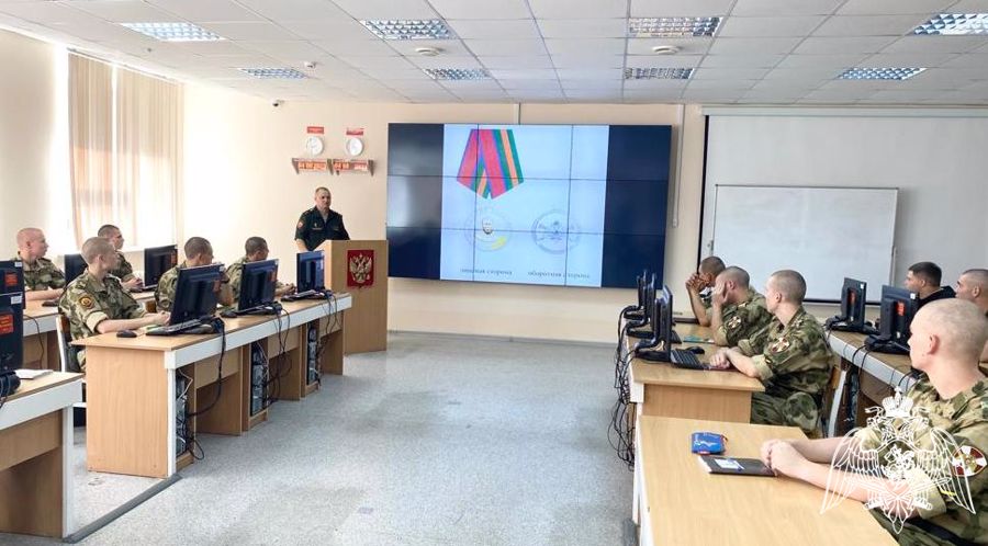 С курсантами 1 курса военного института были проведены мероприятия единого дня агитационно-пропагандистской работы