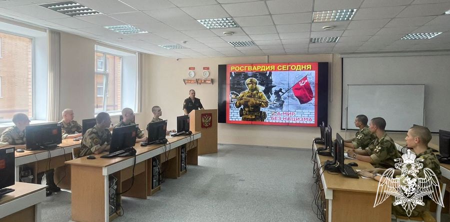 На факультете связи проведен комплекс информационных мероприятий «Росгвардия сегодня»