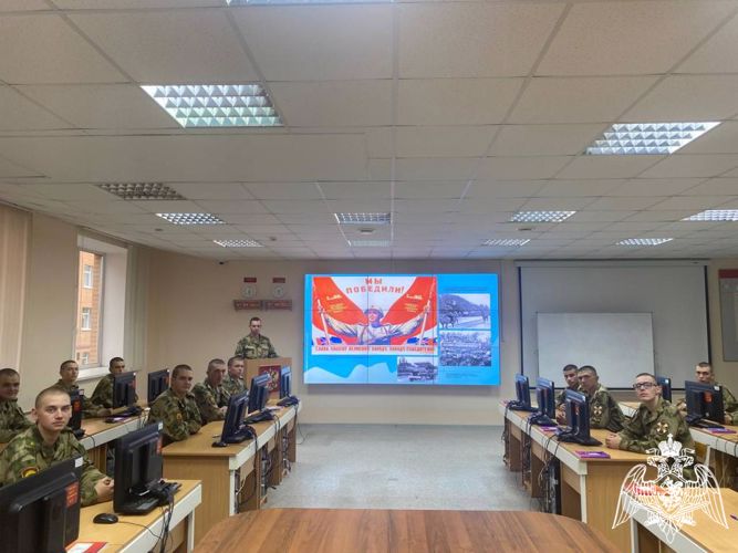 С курсантами факультета связи проведено военно-политическое информирование «3 сентября — День окончания Второй мировой войны (1945 год)»