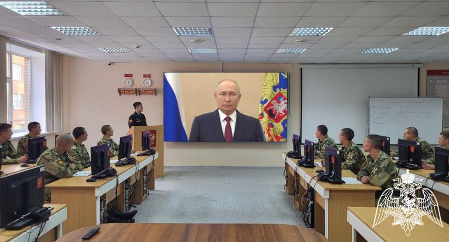 На факультете связи прошло военно-политическое информирование, посвященное 80-летию освобождения Донбасса от немецко-фашистских захватчиков