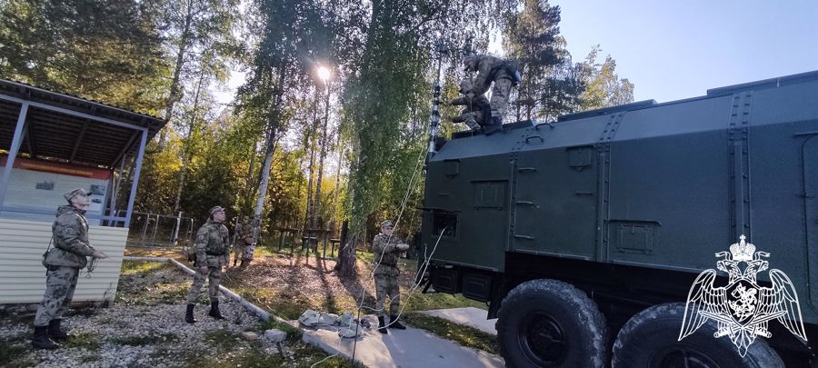 На кафедре связи факультета (связи) проведено практическое занятие по «Тактико-специальной подготовке»
