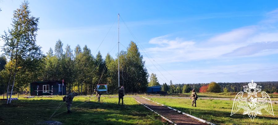 На кафедре связи факультета (связи) проведено практическое занятие по «Тактико-специальной подготовке»
