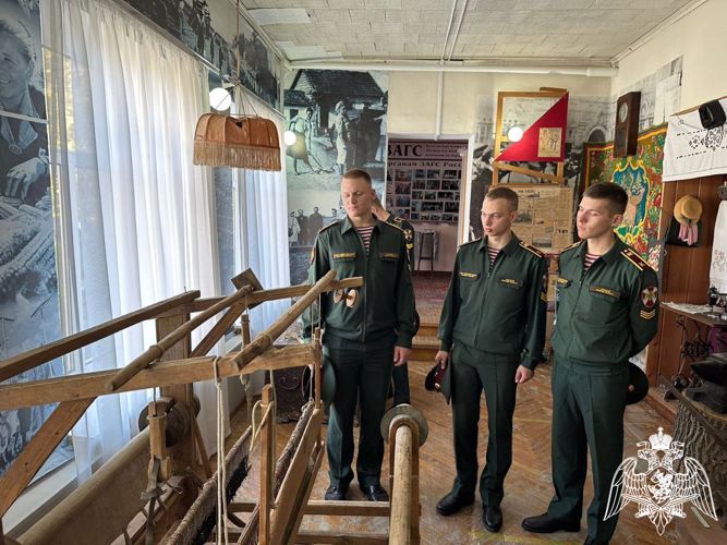 Военнослужащие факультета инженерного обеспечения посетили Зеленокумский краеведческий музей