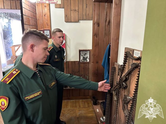 Военнослужащие факультета инженерного обеспечения посетили Зеленокумский краеведческий музей