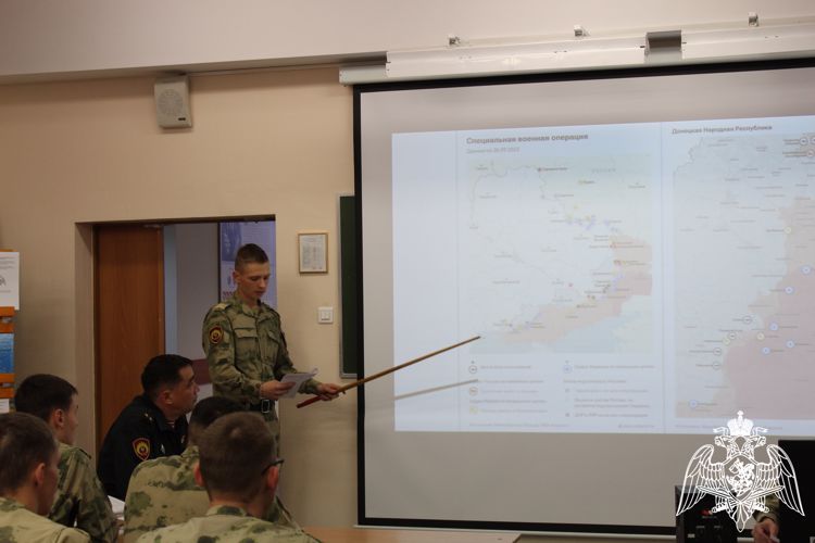 На факультете связи проведено занятие с кураторами курсантского подразделения