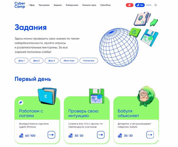 На кафедре информационных технологий и защиты информации факультета (информационных технологий и защиты информации) организовано участие курсантов в киберучениях на CyberCamp 2023