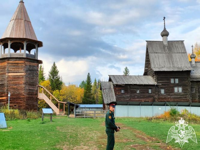 Курсанты факультета (кинологического) посетили архитектурно-этнографический музей «Хохловка»