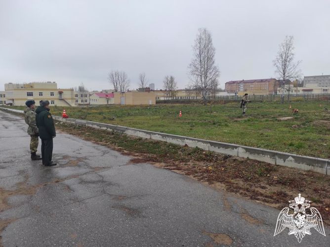 В Пермском военном институте состоялись учебно-методические сборы со специалистами-кинологами учебного комплекса факультета (кинологического) с закрепленными минно-розыскными собаками