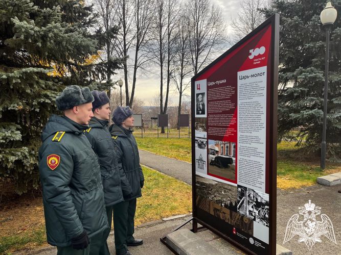 Курсанты факультета (артиллерийского вооружения) посетили Музей-деораму