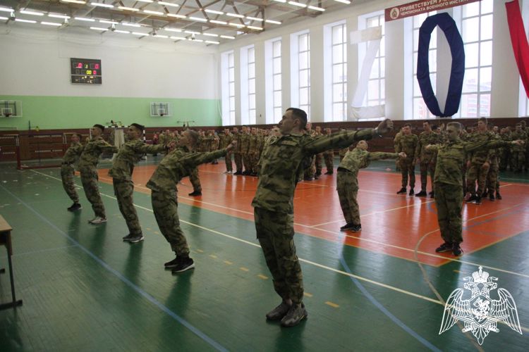В военном институте прошел спортивный праздник, посвященный «Дню народного единства»