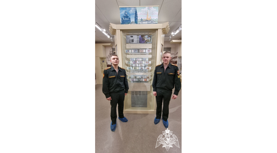 Курсанты факультета связи Пермского военного института 28 ноября 2023 г. посетили музей Пермской печатной фабрики Гознака