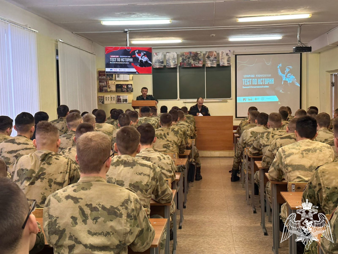Военнослужащие Пермского военного института приняли участие в Международной акции «Тест по истории Великой Отечественной войны»