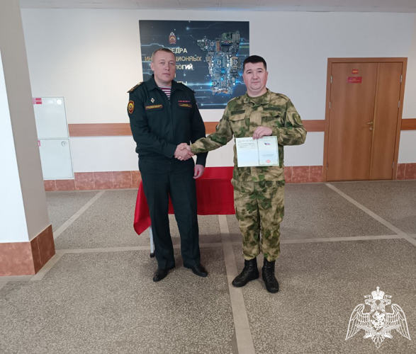 В Пермском военном институте слушатели курсов повышения квалификации прошли обучение и успешно сдали междисциплинарный экзамен