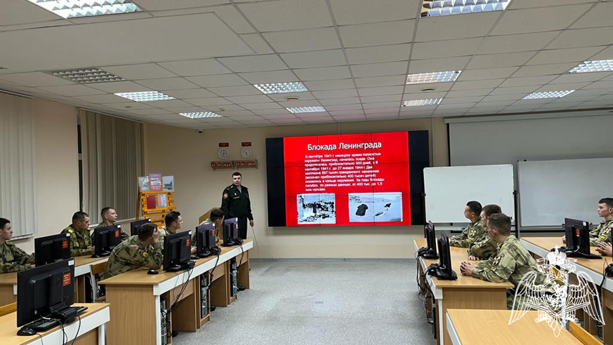 В военном институте проведены мероприятия Единого дня агитационно-пропагандистской работы