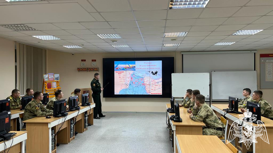 В военном институте проведены мероприятия Единого дня агитационно-пропагандистской работы