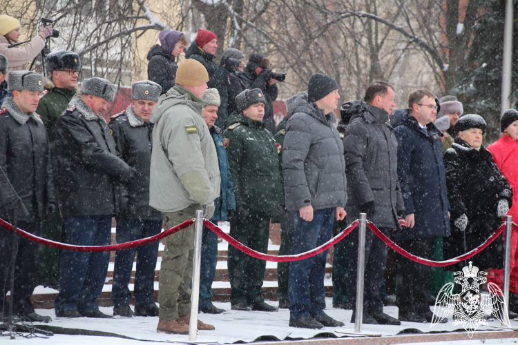 Военнослужащие  Пермского военного института Росгвардии почтили память погибших защитников Ленинграда