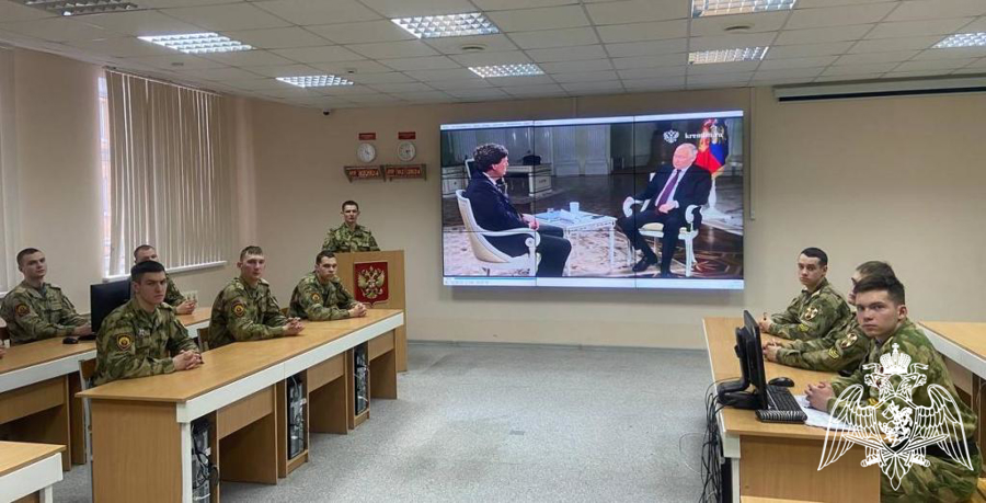 На факультете связи проведено военно-политическое информирование, посвященное важному информационному событию в политическом мире