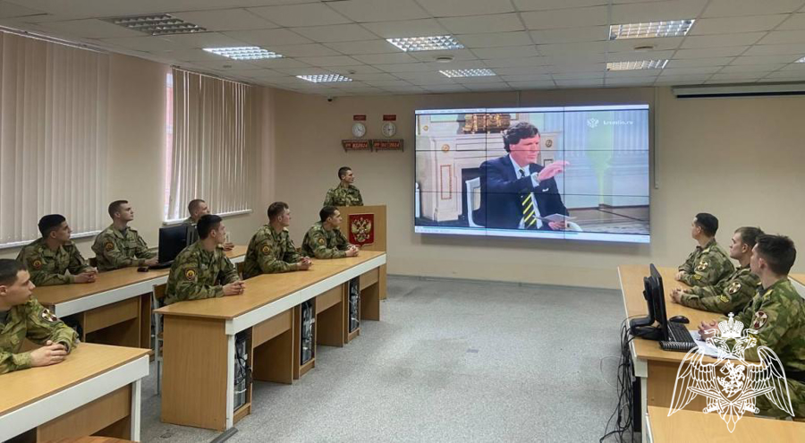 На факультете связи проведено военно-политическое информирование, посвященное важному информационному событию в политическом мире