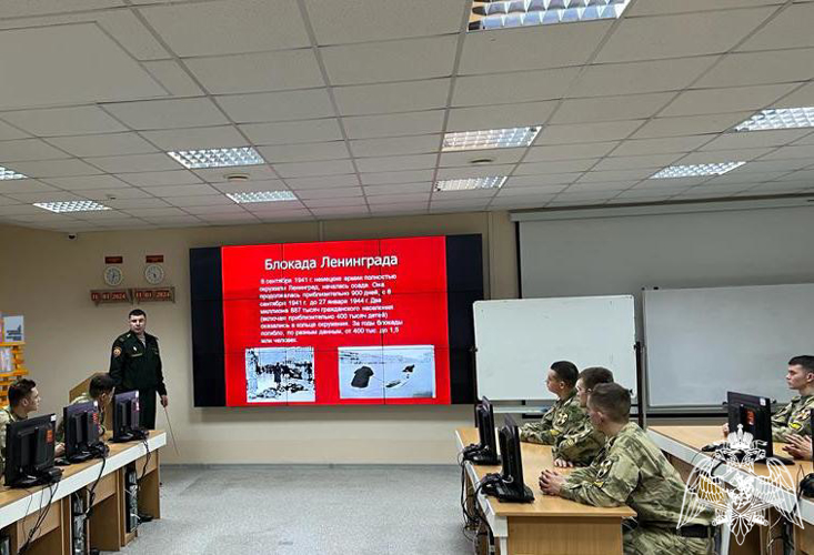 В Пермском военном институте проведен комплекс мероприятий, посвященных 80-летию со Дня полного освобождения Ленинграда от фашистской блокады