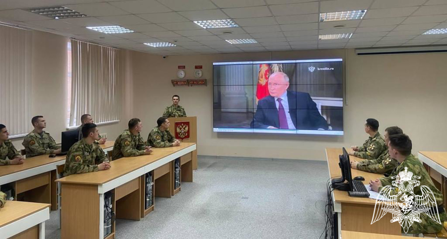 На факультете связи проведено военно-политическое информирование, посвященное важному информационному событию в политическом мире