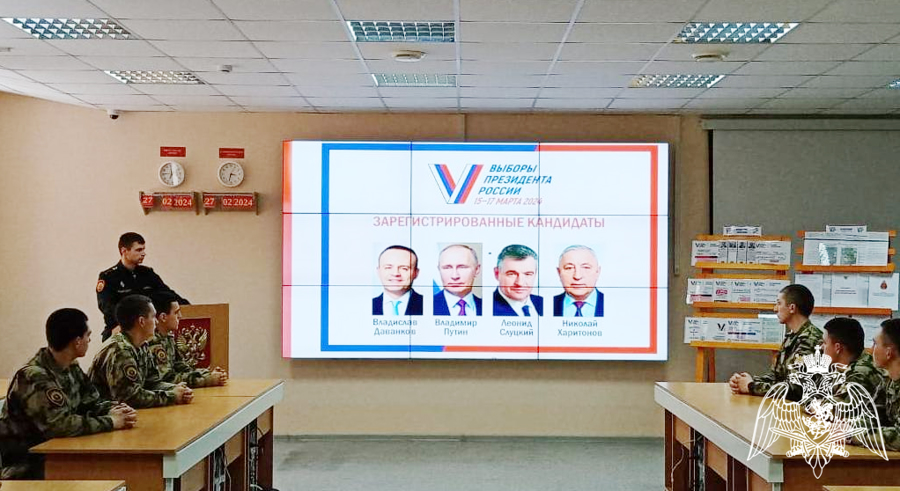 С курсантами первого курса факультета (связи) проведено военно-политическое информирование 