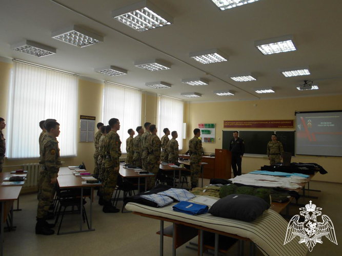 На кафедре продовольственного и вещевого обеспечения факультета (тыла) проведено групповое занятие