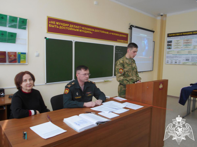 На кафедре продовольственного и вещевого обеспечения факультета (тыла) проведено групповое занятие