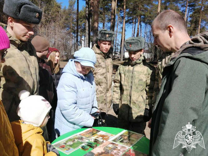 Курсанты факультета (кинологического) приняли участие в мероприятии «День Черняевского леса»