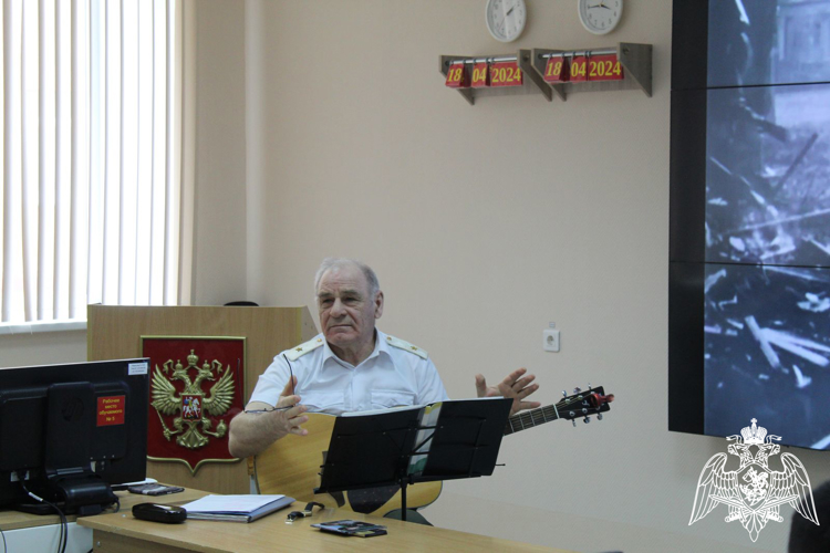 С курсантами факультета (связи) проведено мероприятие, приуроченное ко Дню Победы