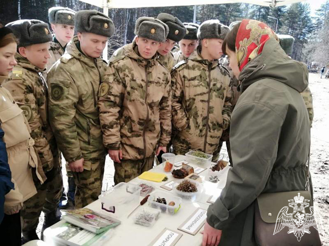 Курсанты факультета (кинологического) приняли участие в мероприятии «День Черняевского леса»