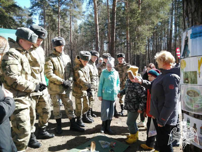 Курсанты факультета (кинологического) приняли участие в мероприятии «День Черняевского леса»