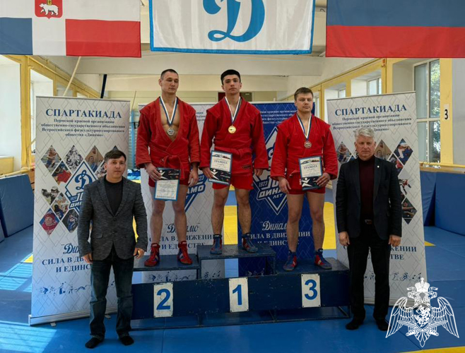 Военнослужащие Пермского военного института приняли участие в чемпионате ПКО ОГО ВФСО «Динамо» по самбо