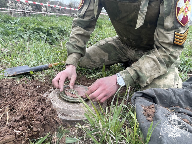 Конкурс на звание «Лучший по профессии «Сапер» Пермского военного института войск национальной гвардии Российской Федерации»